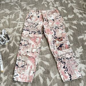 Anthropologie Bohemian Multicolor Patchwork Jeans